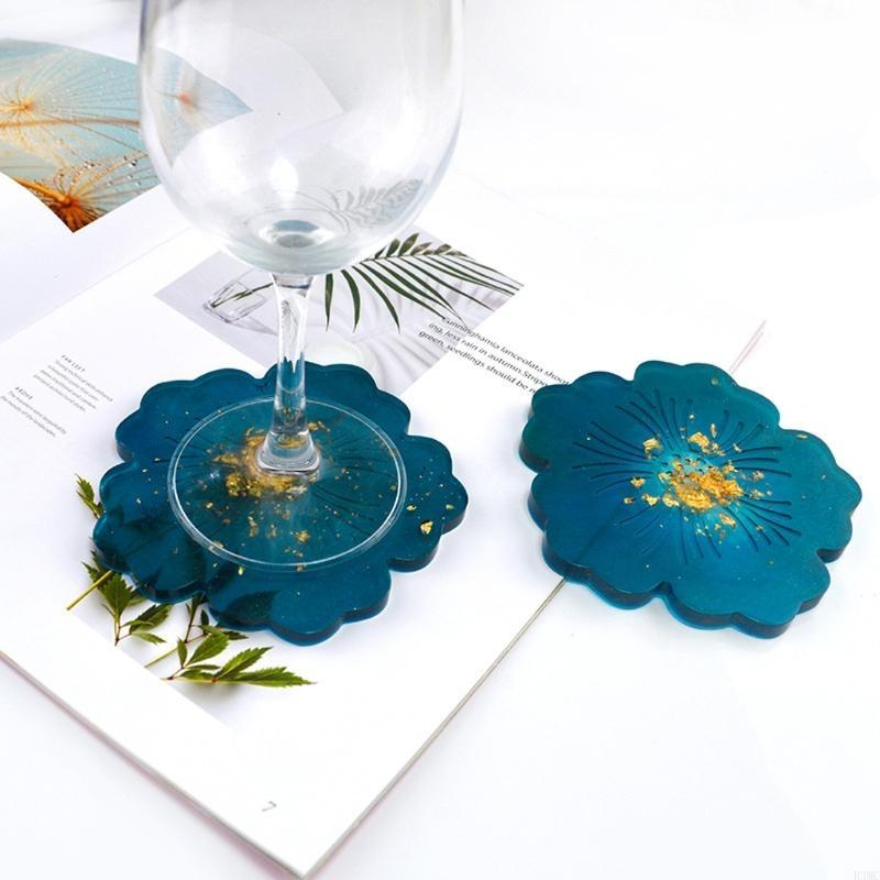 R3MC 2Pcs DIY Flower Silicone  - Geode Mold Silicone ulasan dan harga