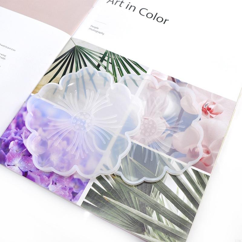 R3MC 2Pcs DIY Flower Silicone  - Geode Mold Silicone ulasan dan harga