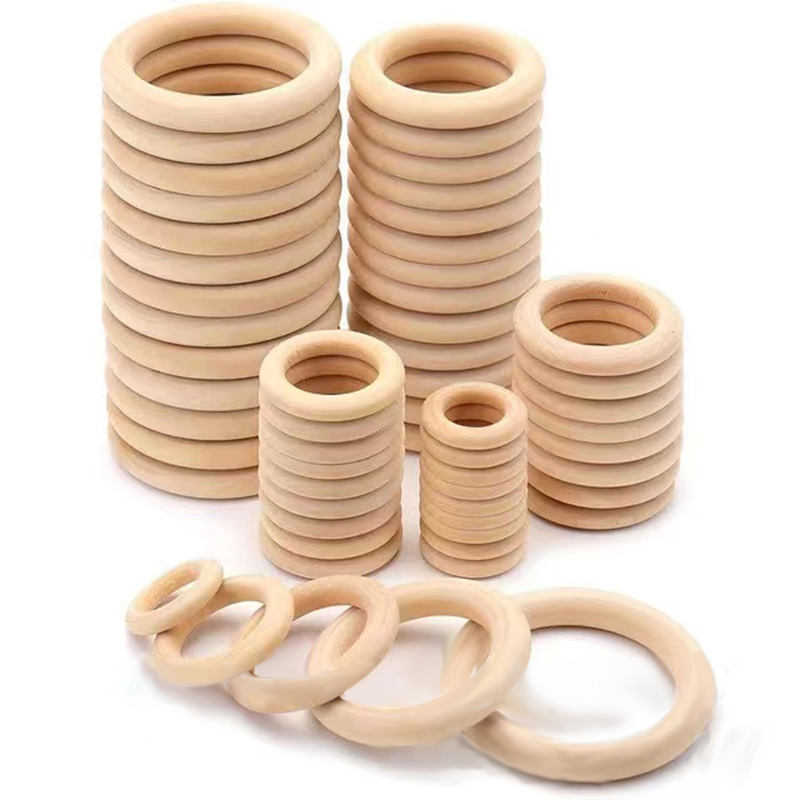 Wooden Rings Wooden Hoops for  - Wood Ring Blank ulasan dan harga