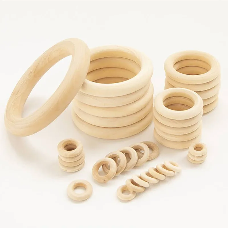 Wooden Rings Wooden Hoops for  - Wood Ring Blank ulasan dan harga