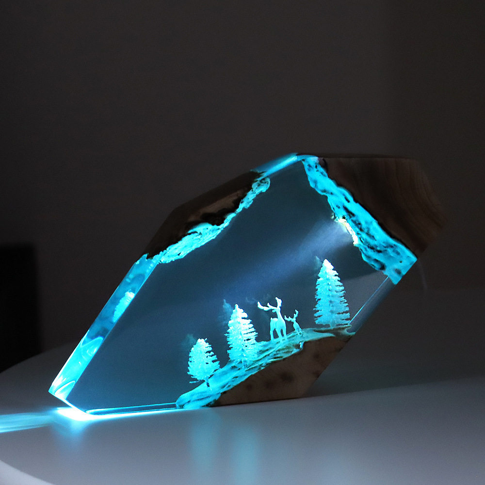 Forest Fairy Deer Desktop Art  - Resin Crafts ulasan dan harga