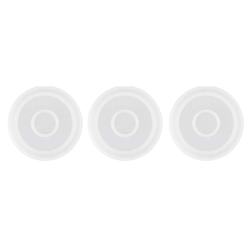 3 Pack Big DIY Round Coaster S - Coaster Mold Round ulasan dan harga