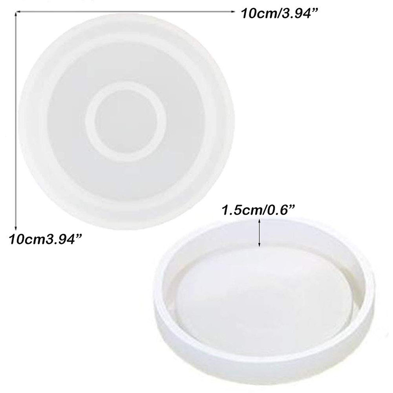 3 Pack Big DIY Round Coaster S - Coaster Mold Round ulasan dan harga