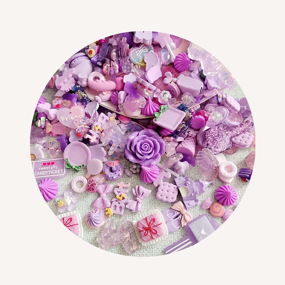 DIY jewelry mobile phone decor - Resin Crafts ulasan dan harga