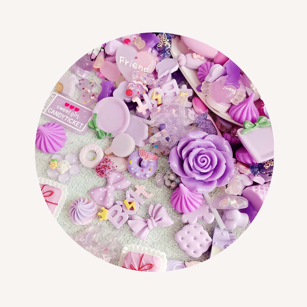 DIY jewelry mobile phone decor - Resin Crafts ulasan dan harga