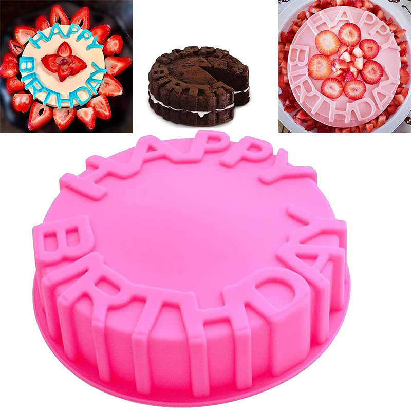Happy Birthday Baking Pan Roun - Coaster Mold Round ulasan dan harga
